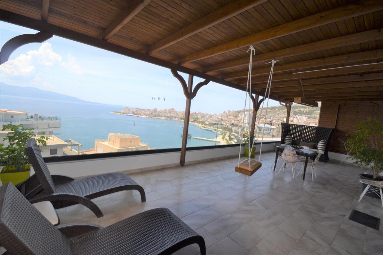 Luxury Penthouse B&E Apartment Sarande Exterior photo