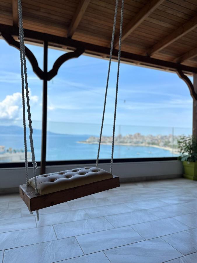 Luxury Penthouse B&E Apartment Sarande Exterior photo