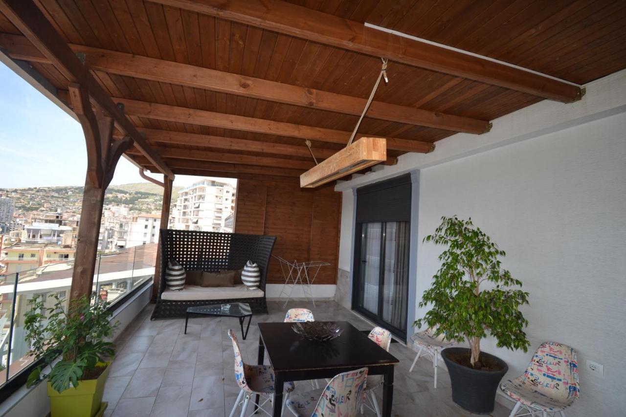 Luxury Penthouse B&E Apartment Sarande Exterior photo